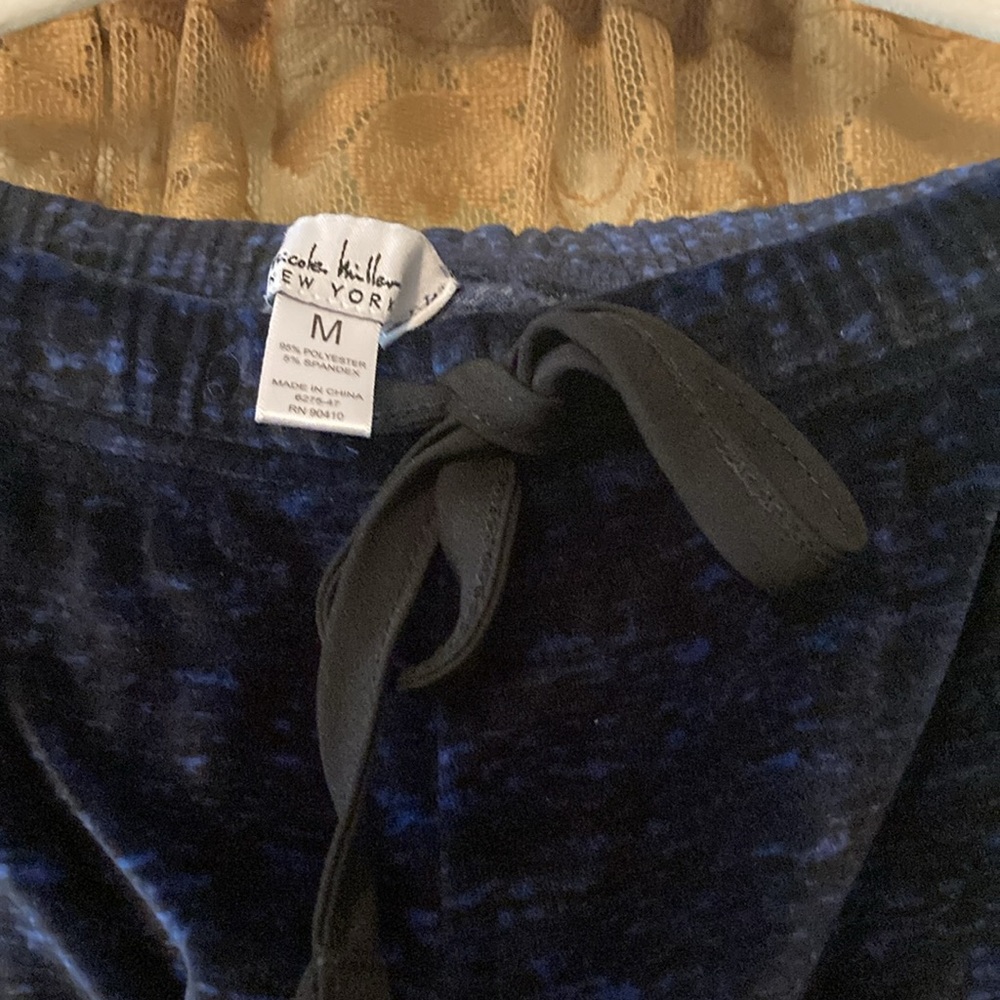 Nicole Miller & Nautica 2pc Velour Pajama Sets - Picture 4 of 9